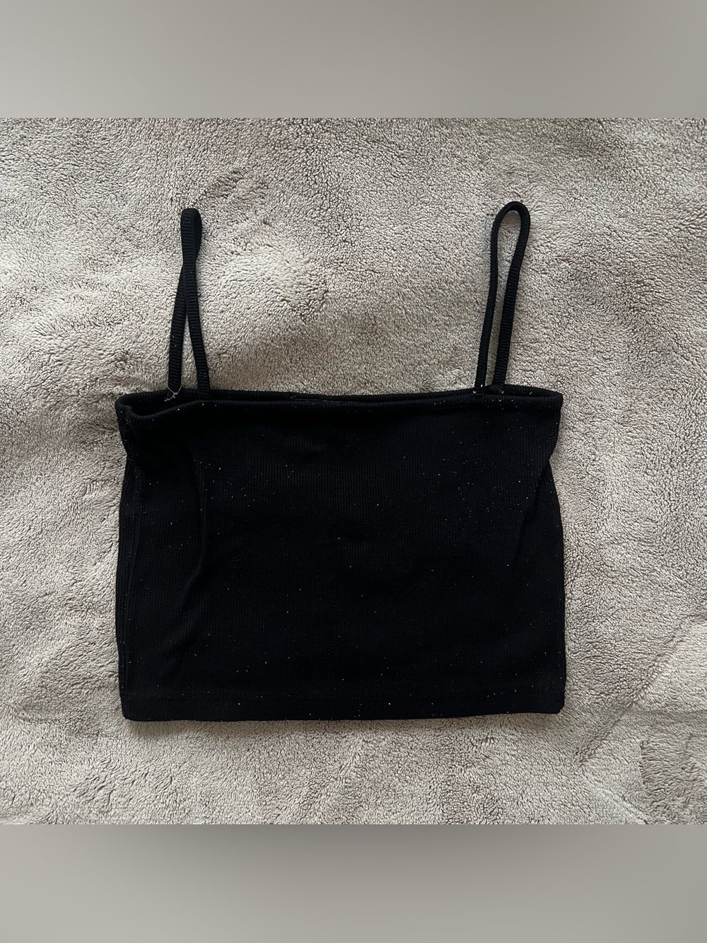Brandy Melville Black Ribbed Tank Top